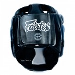 Боксерский шлем Fairtex (HG-13FH blue) Full Head